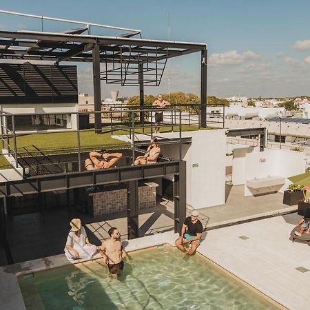 Caleta Hostel Rooftop & Pool 칸쿤 외부 사진