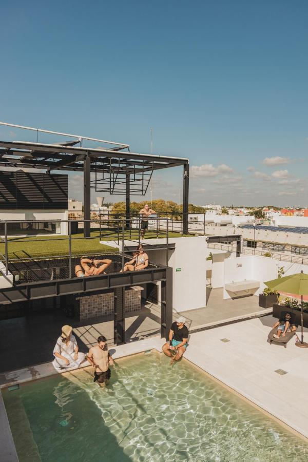 Caleta Hostel Rooftop & Pool 칸쿤 외부 사진